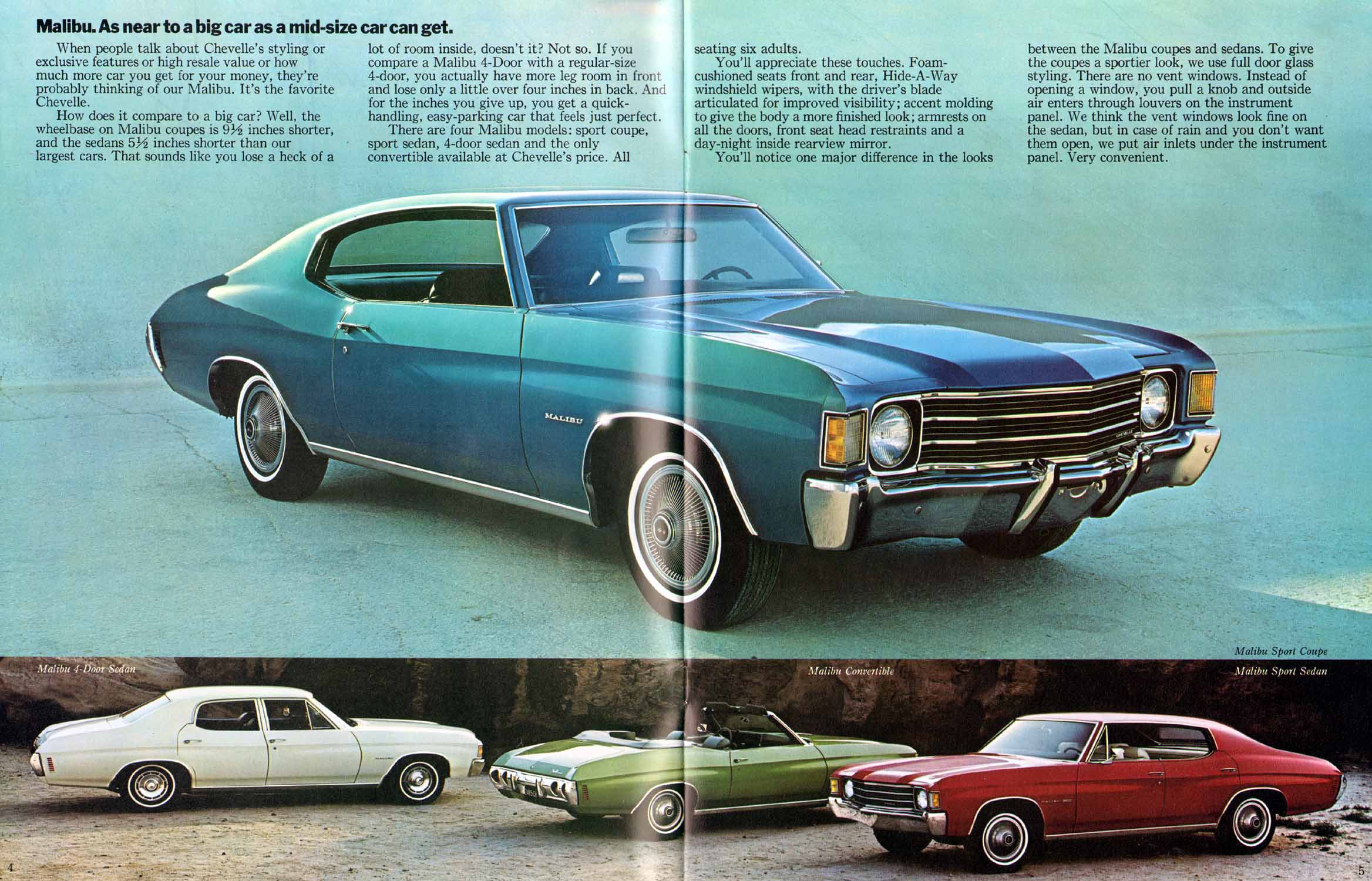1972 Chev Chevelle Brochure Page 7